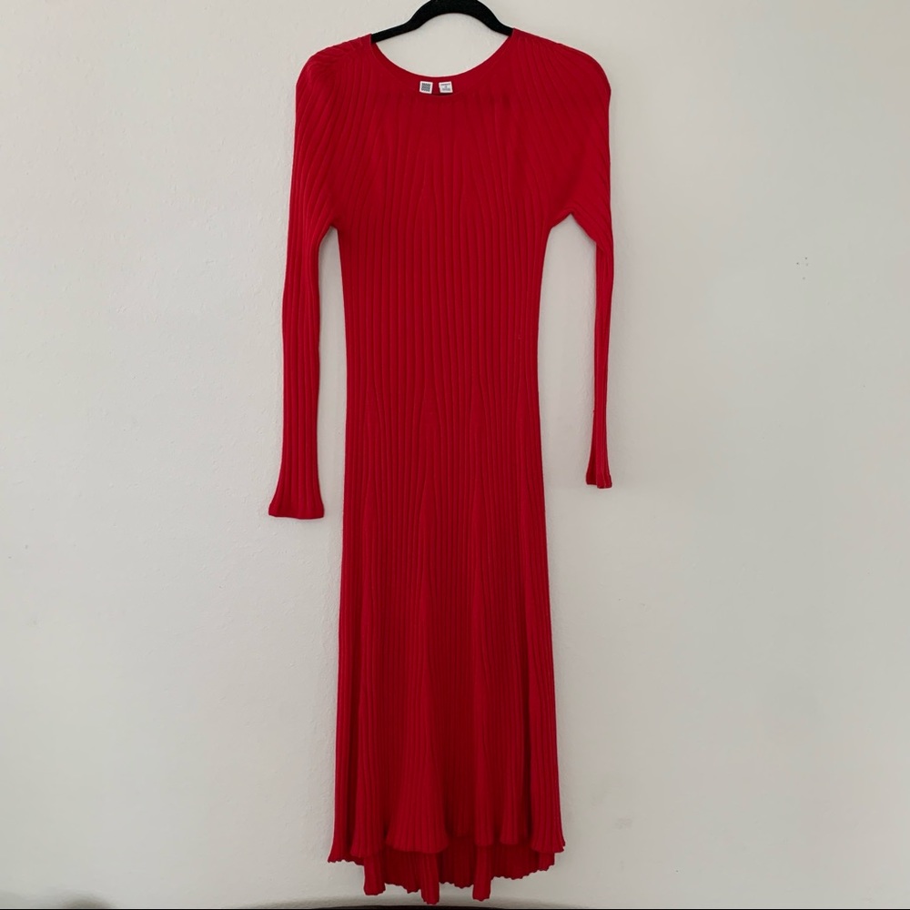 Uniqlo Ribbed Knit Dress sz M